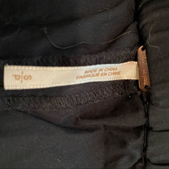 Free People Show Me Some Shoulder Black Top Witchy Romantic Goth Size Small - Picture 9 of 10